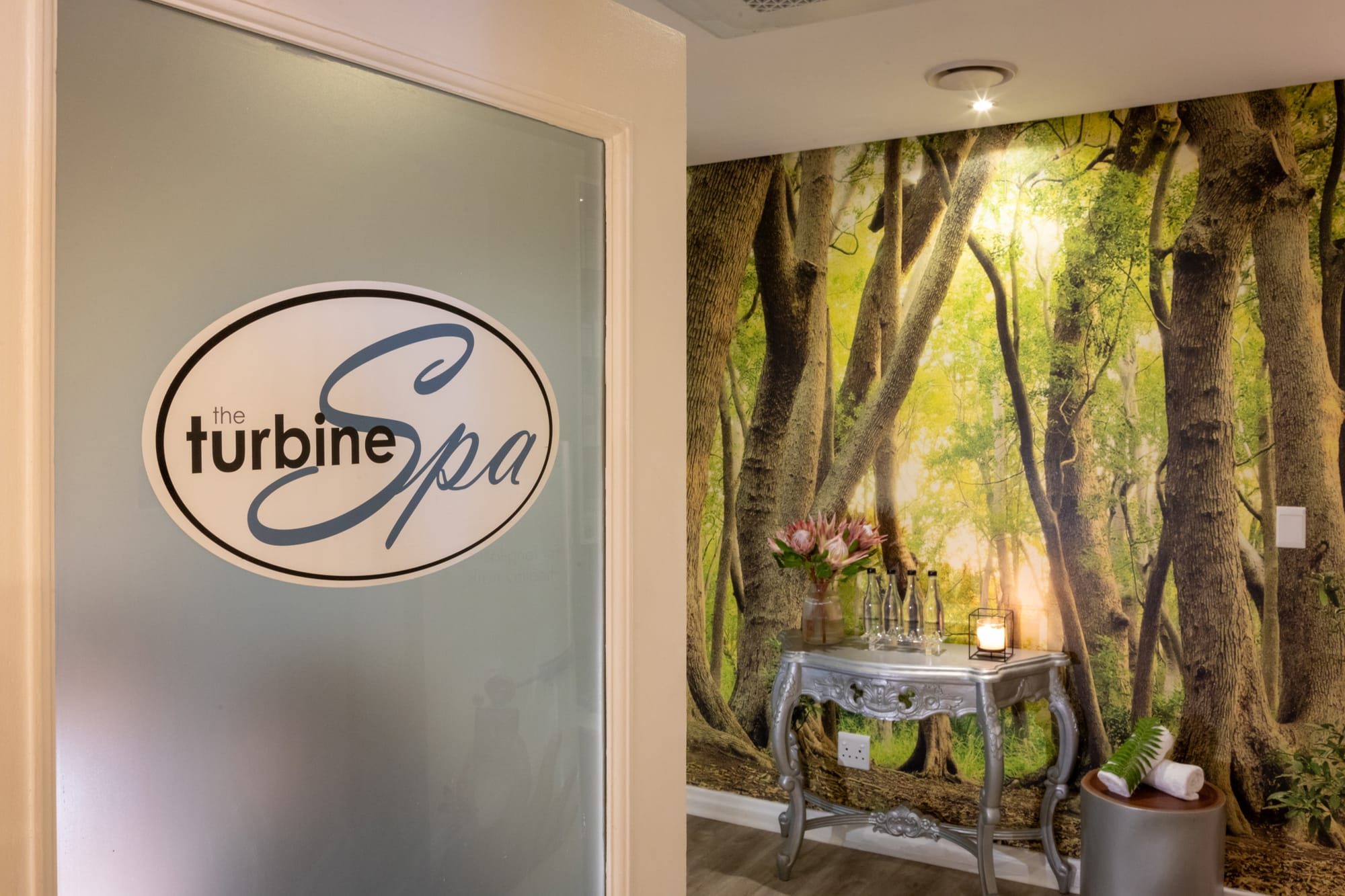 Spa treatment room