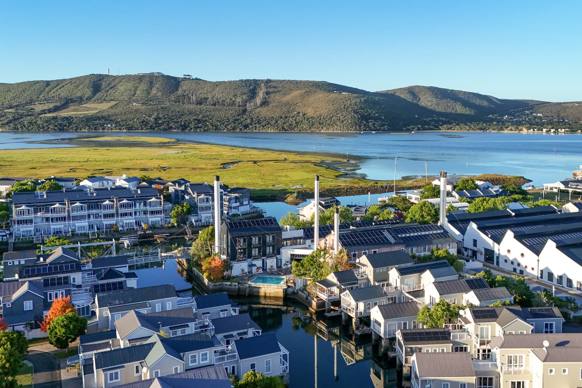 Thesen Island and Knysna Lagoon views